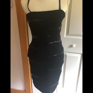 NWOT INC black cocktail dress sz 6